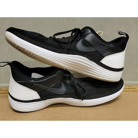 Nike Mens Solarsoft Run 631409-001 Black Running Shoes Sneakers Sz 10 Used - Picture 6 of 10
